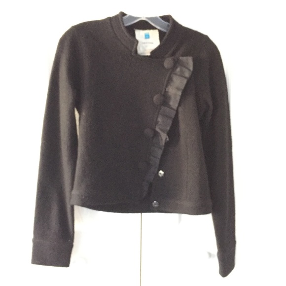 womesn ANTHROPOLOGIE sparrow ruffle jacket - Picture 2 of 5